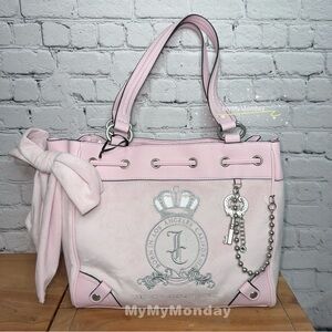 Juicy Couture Daydreamer Classic Juicy Lover Tote Bag Purse